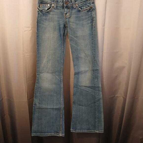 BKE Jeans The Buckle sz 24 Sabrina Slim Boot Designer Denim Dark wash (28x29.5) - Picture 9 of 10